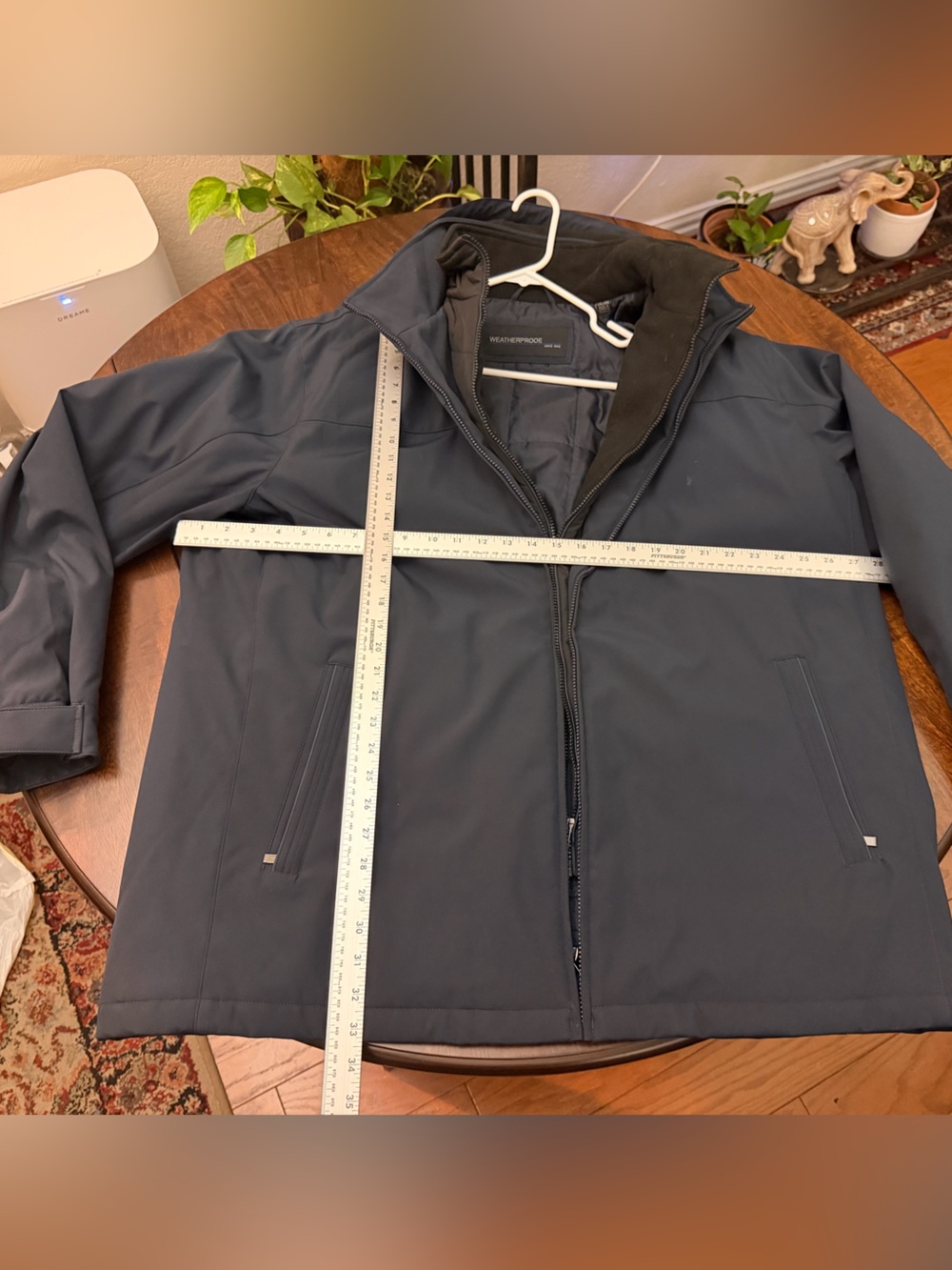 Weatherproof Men's Dark Blue Lightweight Softshell Shirt Jacket